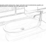 Oval countertop ceramic washbasin Albany
