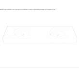 Solid Surface double round wall sink Hohndorf