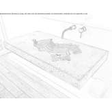 Concrete washbasin Ellon