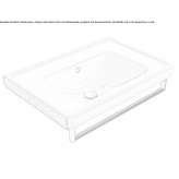 Rectangular wall washbasin Veghel