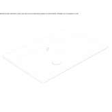 Recessed rectangular ceramic washbasin with overflow Woumen