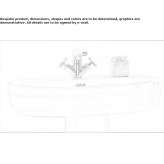 Ceramic washbasin Arcisate