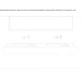 Double rectangular laminate washbasin Sagama