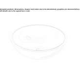 Round countertop washbasin made of cultured marble Winden