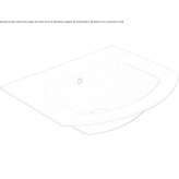 Ceramic washbasin with overflow Riebini