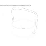 Round washbasin with integrated tap Ruma