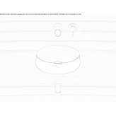 Pietraluce® round countertop washbasin Fosca