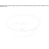 Round countertop washbasin made of cultured marble Sandovo