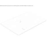 Recessed rectangular ceramic washbasin with overflow Woumen