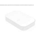 Countertop washbasin made of quartz sand, printed in 3D Jerte