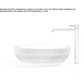 3D printed quartz sand washbasin Guenin