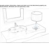 Ceramic countertop washbasin Arcisate