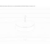 Pietraluce® round countertop washbasin Fosca