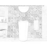 Freestanding Krion® washbasin Jermyn