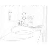 Krion® washbasin Jermyn