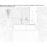 Free-standing, single marble washbasin Atienza