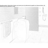 Free-standing washbasin made of natural stone Lessines