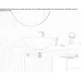 Corian® round countertop washbasin Liberal
