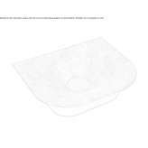 Oval wall-mounted washbasin made of natural stone Prostki