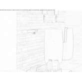 Free-standing rectangular washbasin made of natural stone Vrbice