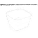 Single square ceramic washbasin Patulul
