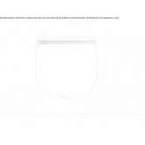 Wall-hung ceramic toilet Harburg
