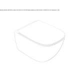 Ceramic toilet Frignano