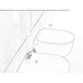 Wall-hung ceramic toilet Saetila