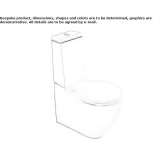Closely connected ceramic toilet Antheit