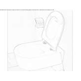 Wall-hung ceramic toilet Saetila