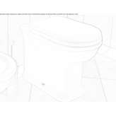 Ceramic toilet mounted on the floor Yreka