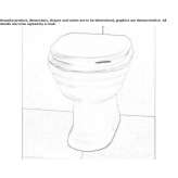 Ceramic toilet mounted on the floor Jagodje