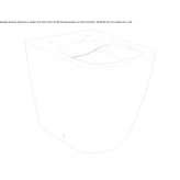 Floor-mounted ceramic toilet, rimless Guerigny
