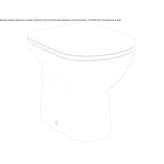 Ceramic toilet mounted on the floor Dresher