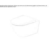 Toaleta ceramiczna wisząca Beuna