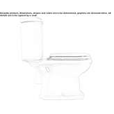 Ceramic toilet mounted close to the floor Epinois