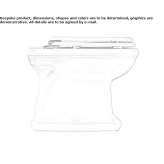 Ceramic toilet mounted on the floor Epinois