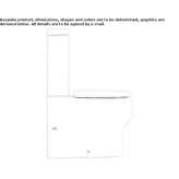 Closely connected ceramic toilet Harpole