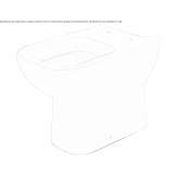 Porcelain toilet Rossano