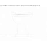 Ceramic toilet mounted on the floor Borrenes