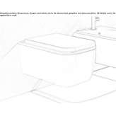 Wall-hung ceramic toilet Mucllo