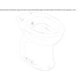 Porcelain floor toilet with bidet Heppner