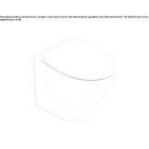 Ceramic toilet mounted on the floor Benken