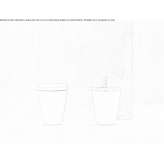Floor-mounted ceramic toilet, rimless Cadine