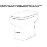 Floor toilet with sewage disposer Curiti