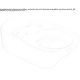 Toaleta porcelanowa wisząca dla osób niepełnosprawnych Heppner