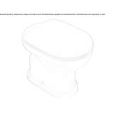Ceramic toilet mounted on the floor Neponsit