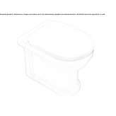 Ceramic toilet mounted on the floor Neponsit