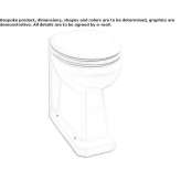 A compact, glass Chinese toilet mounted on the floor Hadlikon
