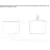 Wall-hung ceramic toilet Lanivtsi